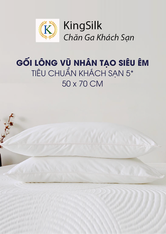 banner gối lông vũ